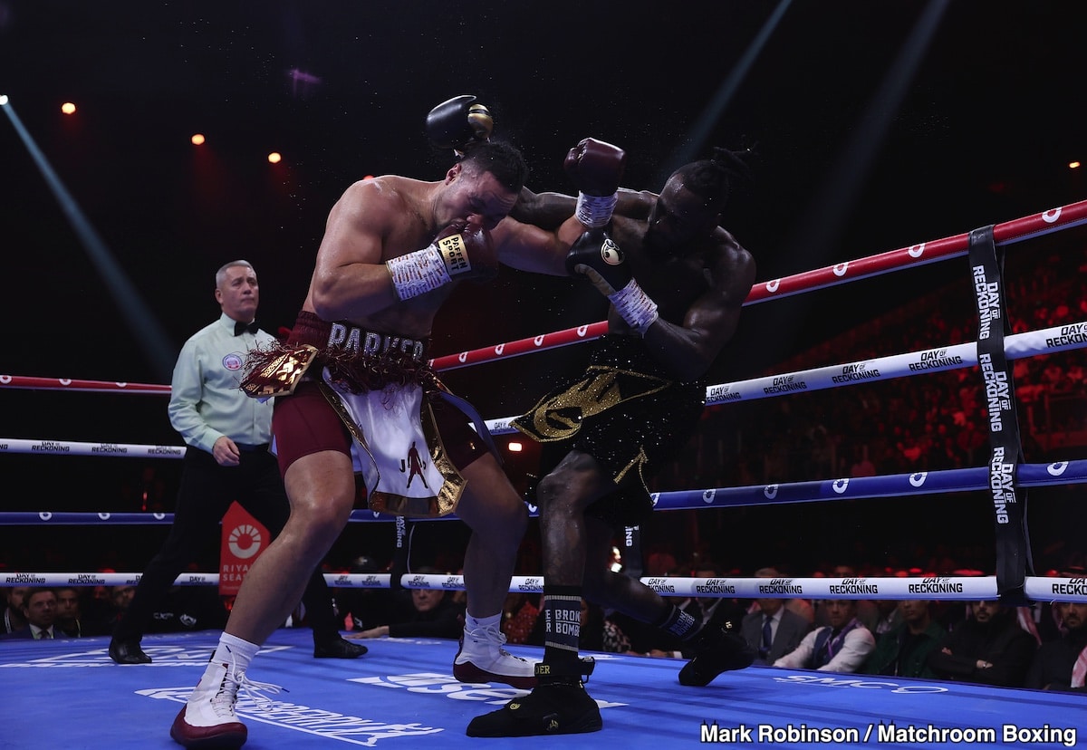 Joseph Parker: Comeback Fighter Of The Year Joseph Parker: Comeback Fighter Of The Year