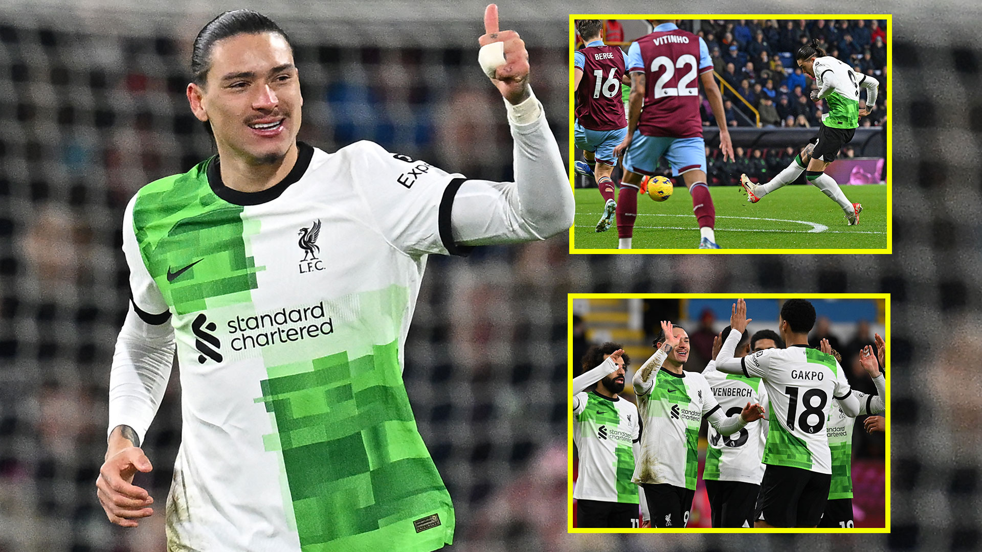Liverpool return to top of Premier League table as Darwin Nunez ends goal drought in win over Burnley
