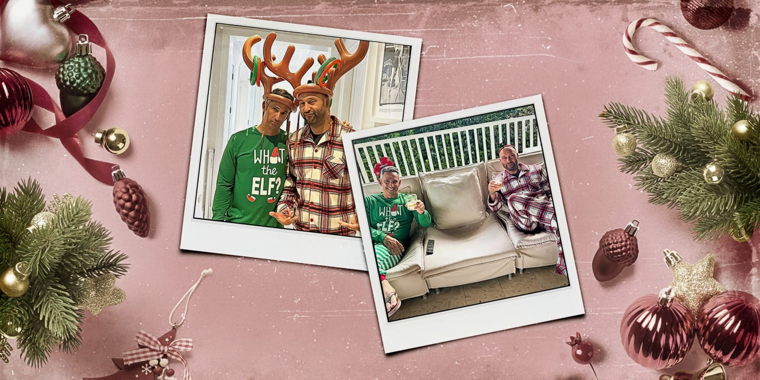 Bombers in pajamas! Jeter, Posada make Christmas cozy