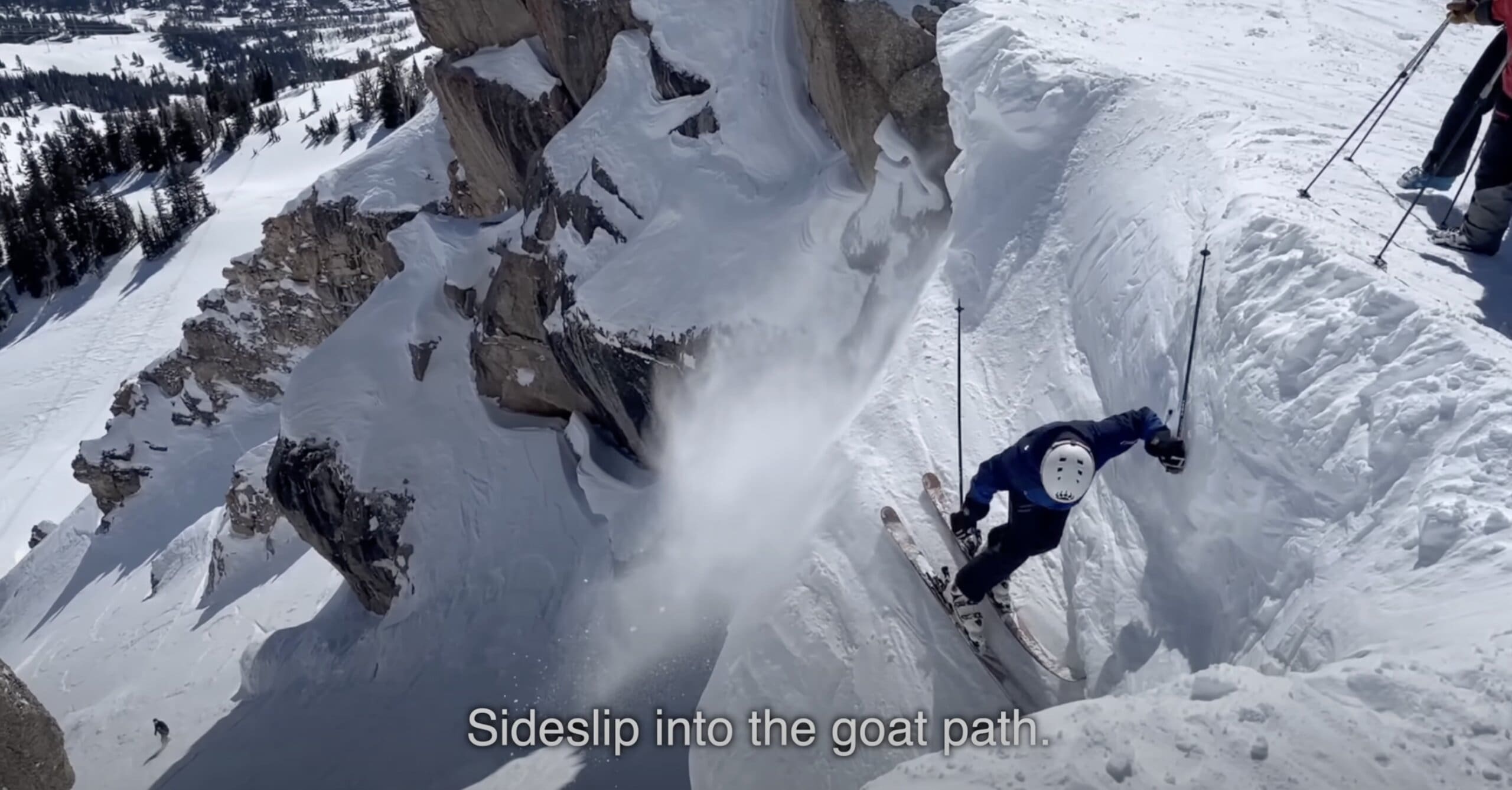 How To Ski Corbet’s Couloir The Easy Way