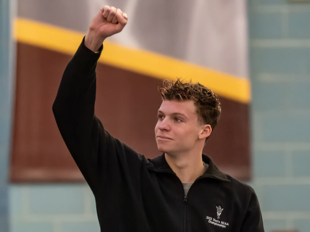 NCAA Swim of the Year (Male): Before World Record Heroics, Leon Marchand Dazzles in Short Course Yards