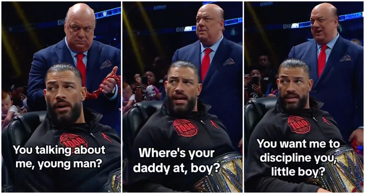 Roman Reigns' brilliant interaction with child ringside at WWE SmackDown Roman Reigns' brilliant interaction with child ringside at WWE SmackDown