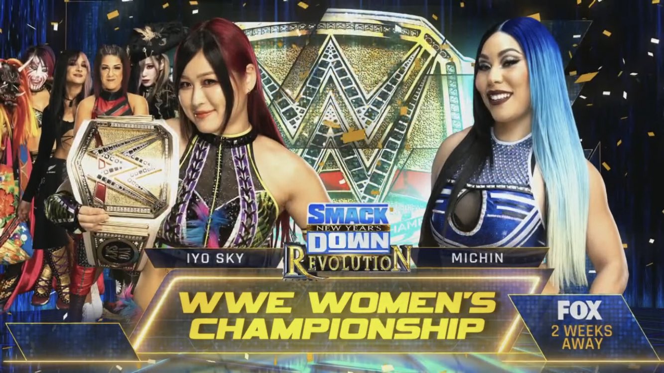 IYO SKY vs. Michin Set For SmackDown New Year’s Revolution