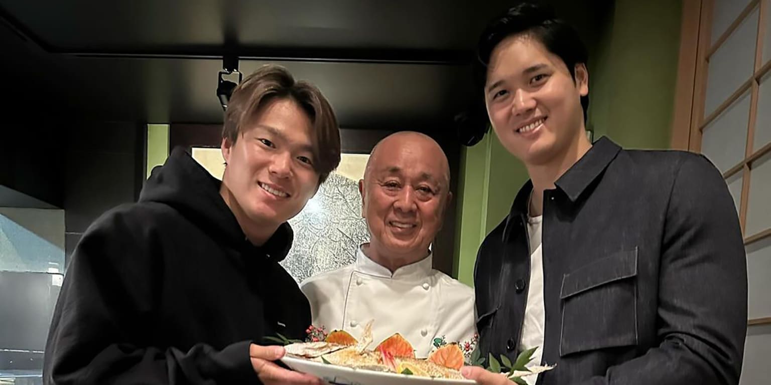 Ohtani, Yamamoto enjoy dinner in LA from celebrity chef Nobu Matsuhisa