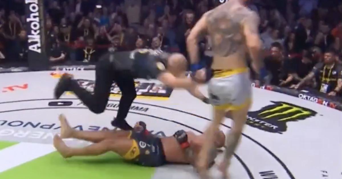 Video: Samuel Kristofic starches UFC vet Karlos Vemola with grisly knockout at Oktagon 51