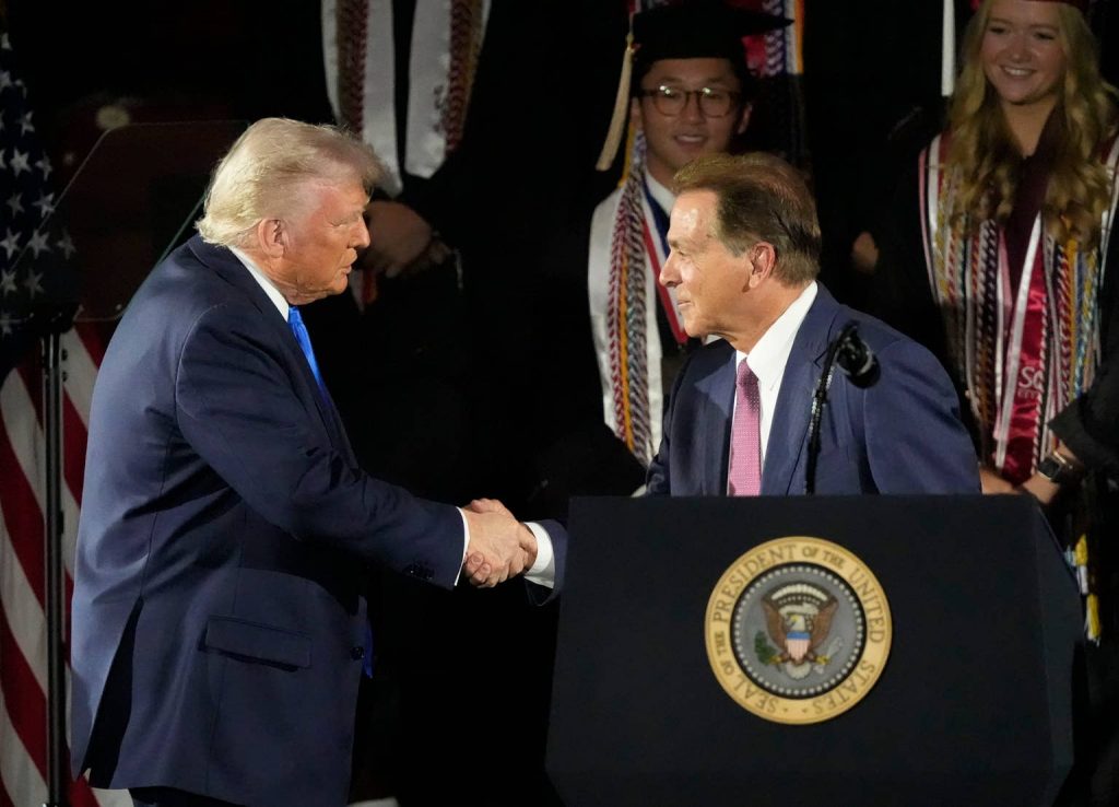 Nick Saban Had 'Crucial' College Football Meeting With President Trump Nick Saban Had 'Crucial' College Football Meeting With President Trump