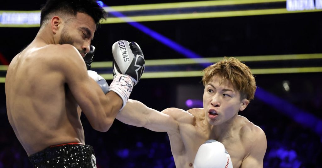 Highlights: Naoya Inoue survives knockdown to win an action thriller over Ramon Cardenas