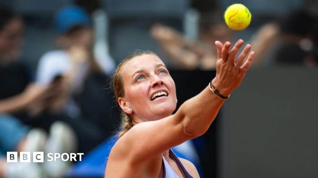 Kvitova seals first win of comeback at Italian Open Kvitova seals first win of comeback at Italian Open