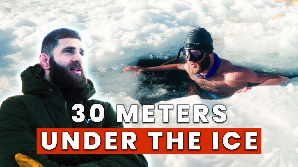 Jiri Prochazka swims 30 meters under frozen lake – WATCH Jiri Prochazka swims 30 meters under frozen lake – WATCH