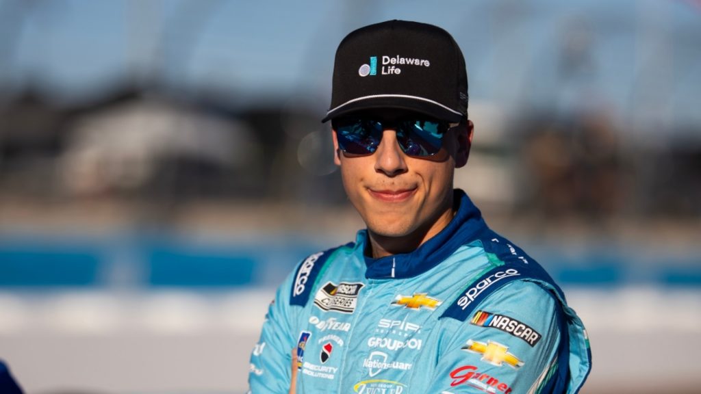 Denny Hamlin calls out Carson Hocevar for flipping off Layne Riggs during Trucks win at Kansas