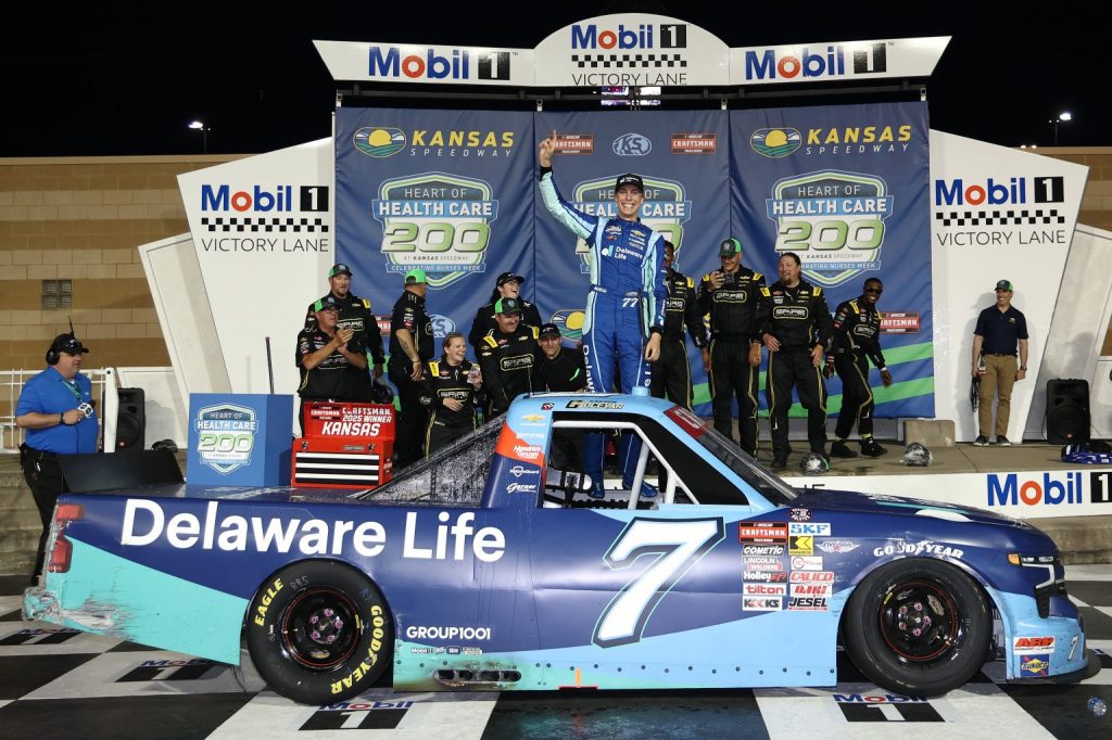 RECAP: Carson Hocevar Wins at Kansas in a Rugged NASCAR Truck Series Race