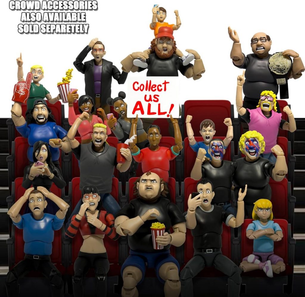 Crowd Action Figures, New Referee & Accessories Available Now on Amazon