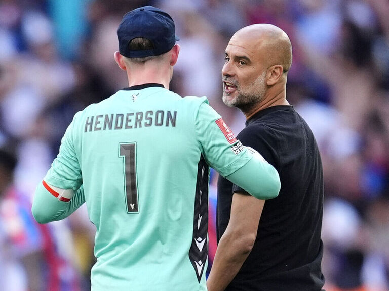 Guardiola's FA Cup final row with Henderson due to time-wasting
