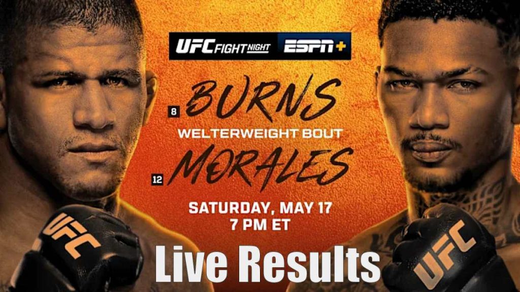 UFC Vegas 106 results – Burns vs. Morales