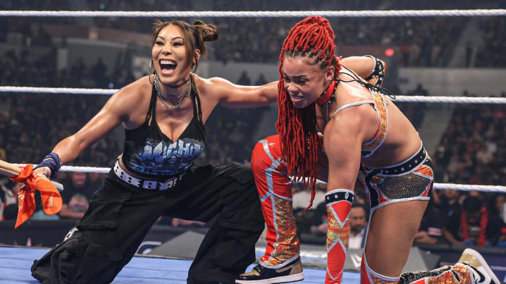 B-Fab Motivates Michin Towards The Tag Team Titles