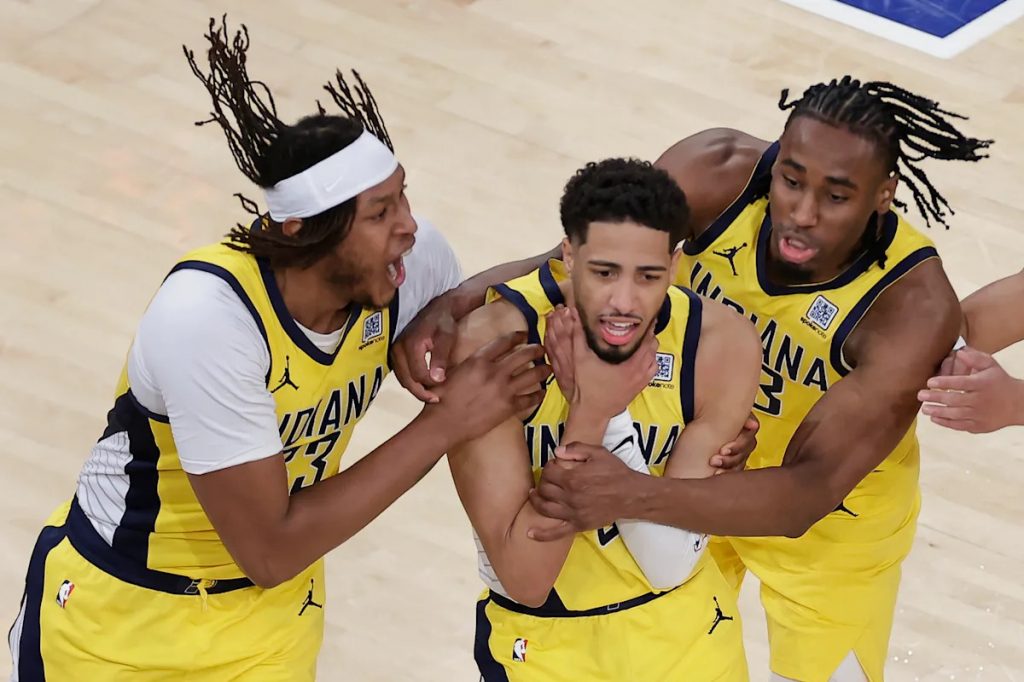 New York newspapers had a field day riffing on Tyrese Haliburton's choke gesture: 'Choke's on Knicks' New York newspapers had a field day riffing on Tyrese Haliburton's choke gesture: 'Choke's on Knicks'