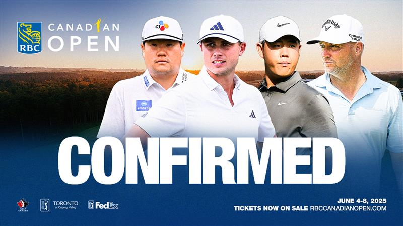 International stars commit to the 2025 RBC Canadian Open
