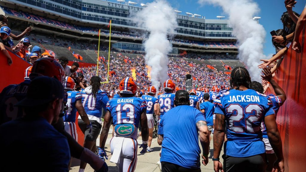The Athletic updates Florida Gators' standing in its college football top 25 ranking
