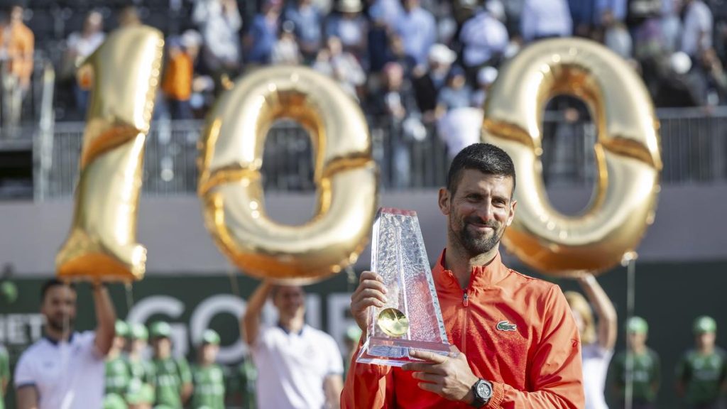 Djokovic clinches his 100th career singles title at Geneva Open Djokovic clinches his 100th career singles title at Geneva Open