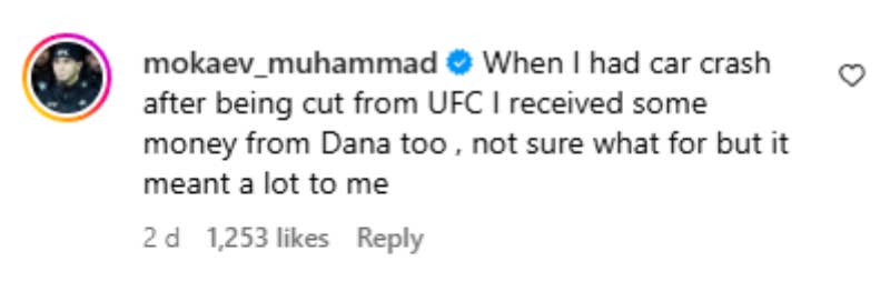 Dana White sends money to fighter after cutting him from UFC Dana White sends money to fighter after cutting him from UFC