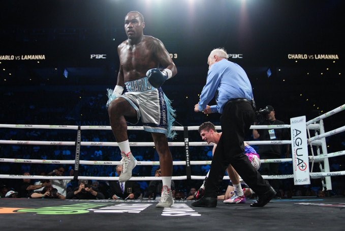 Jermall Charlo Stops Thomas LaManna In Impressive Return Jermall Charlo Stops Thomas LaManna In Impressive Return