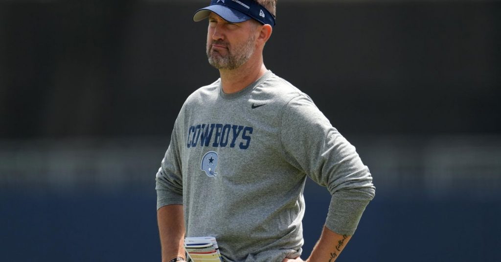 Brian Schottenheimer seems very focused on connecting Dallas Cowboys present to the past Brian Schottenheimer seems very focused on connecting Dallas Cowboys present to the past