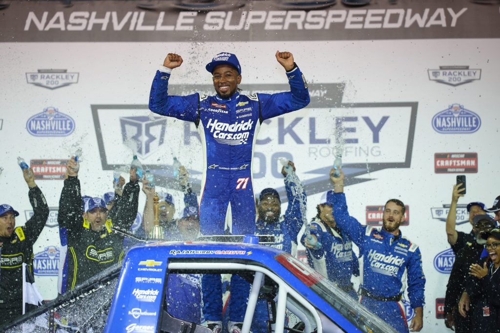 RECAP: Rajah Caruth Grabs a Dramatic NASCAR Truck Series Win at Nashville
