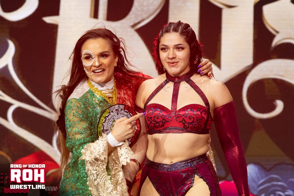 ROH: Thunder Rosa & Persephone Team Up, The Forever Champion Is Back! ROH: Thunder Rosa & Persephone Team Up, The Forever Champion Is Back!