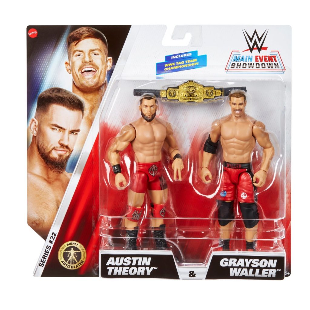 Pre-Order Alert: Austin Theory & Grayson Waller WWE Main Event Showdown 22