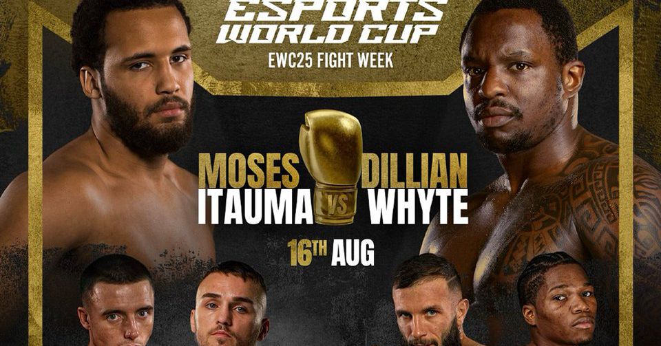 Itauma vs Whyte official for Aug. 16 in Riyadh