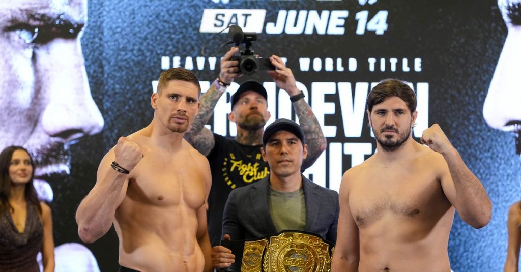 Follow Glory 100 results: Verhoeven vs. Vakhitov live now