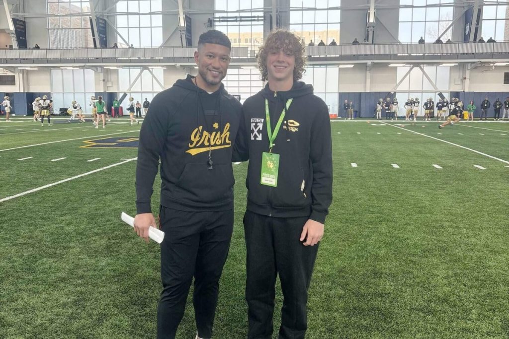 Quarterback Brady Quinn impresses Notre Dame on unofficial visit — wait, what?
