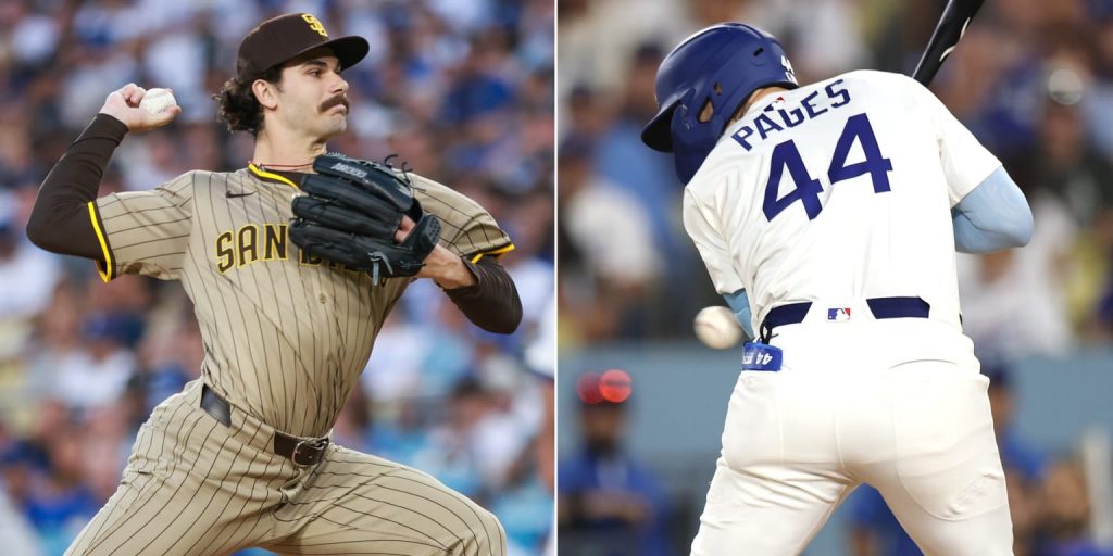 Padres-Dodgers gets a bit spicy over HBP