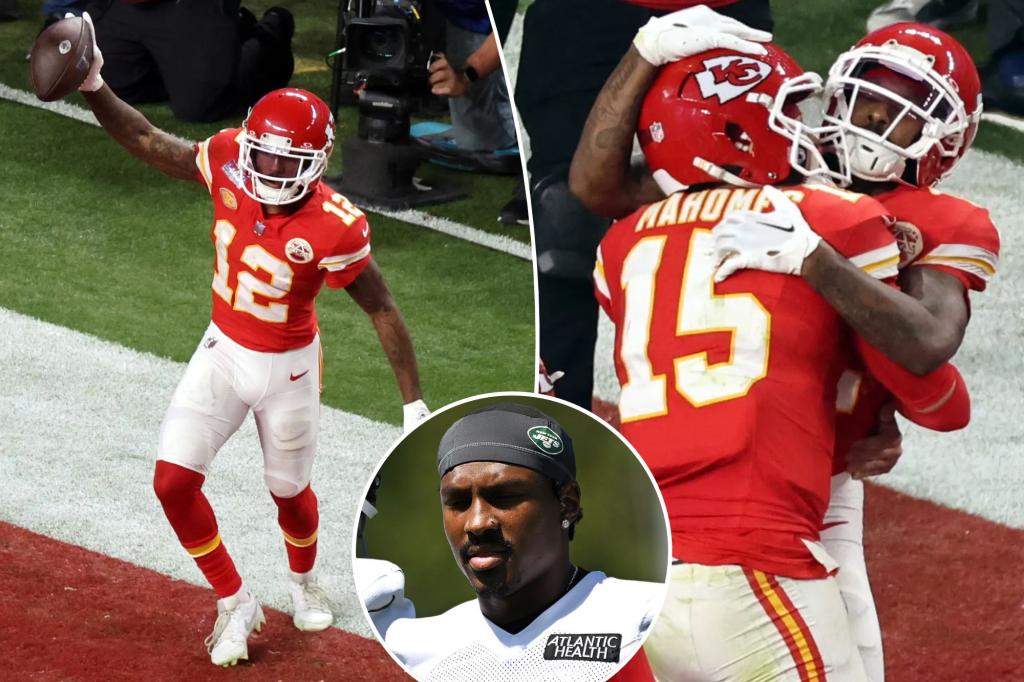 Mecole Hardman goes from Jets castoff to Super Bowl 2024 hero with winning Chiefs touchdown
