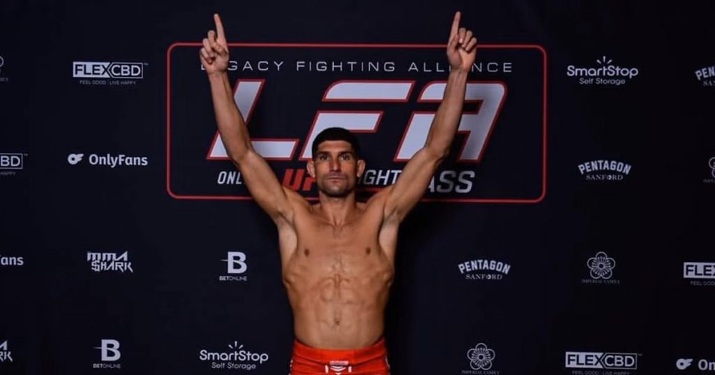 Across The Pond Profile Legacy Fighting Alliance fighter Jessie Martinelli