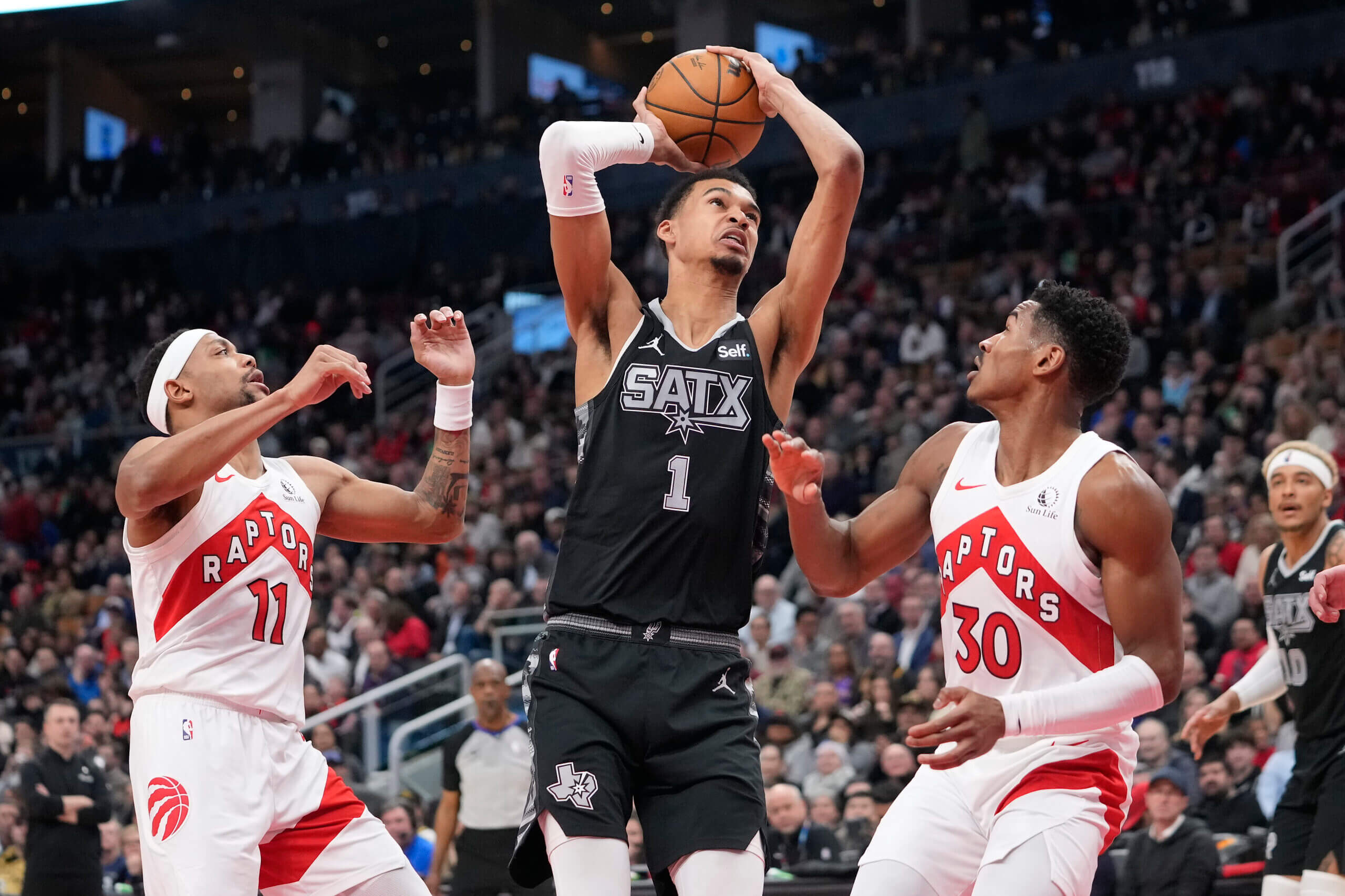 Victor Wembanyama becomes first rookie since 1990 to record triple-double with blocks