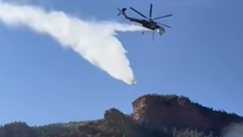 Wildfire Temporarily Closes I-70 In Eagle County, Colorado Wildfire Temporarily Closes I-70 In Eagle County, Colorado