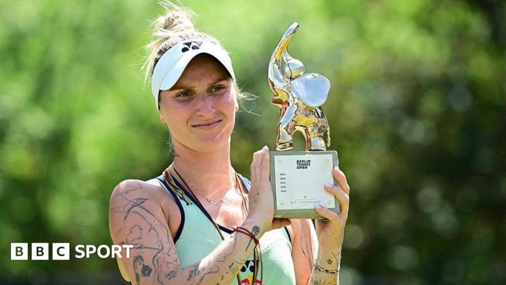 Ex-Wimbledon champion Vondrousova wins Berlin Open Ex-Wimbledon champion Vondrousova wins Berlin Open
