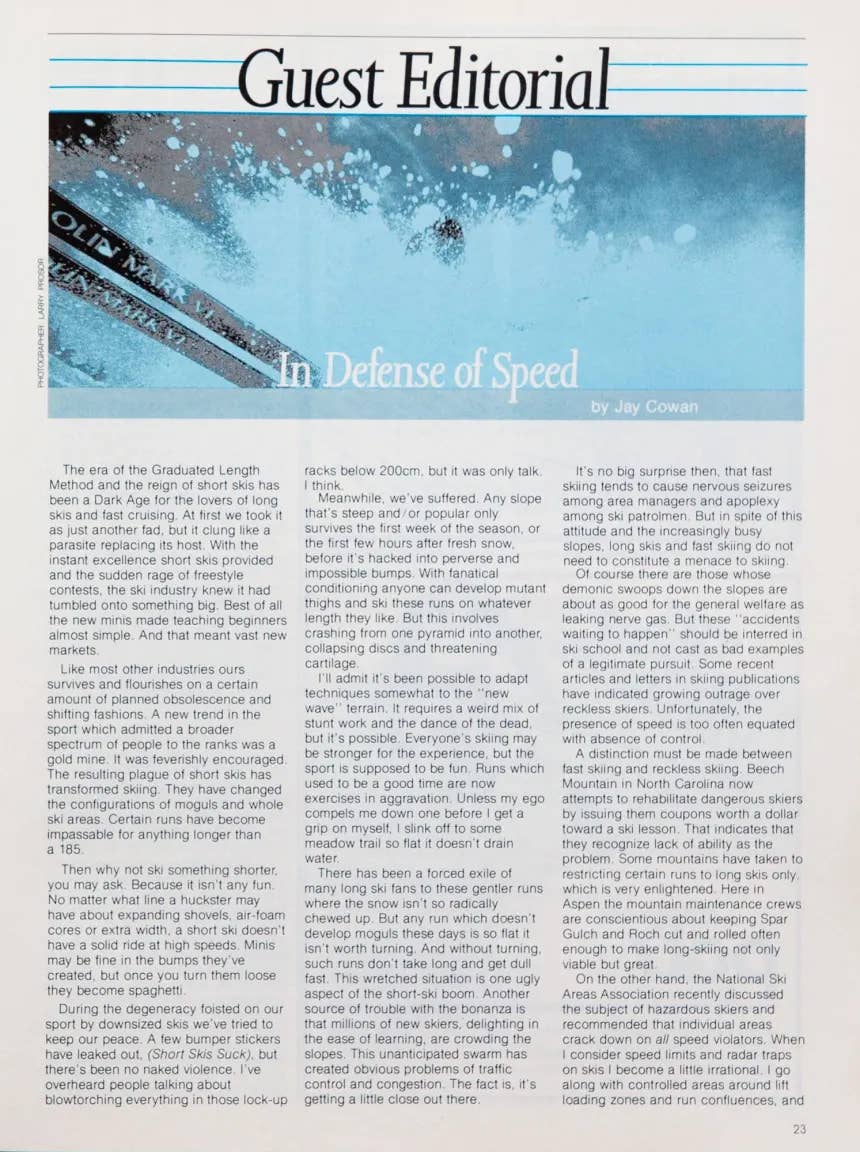 Skiing Then vs. Now: What's Really Changed? Skiing Then vs. Now: What's Really Changed?