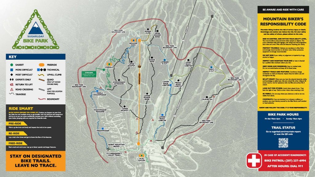 Trail Map Revealed for New England’s Newest Lift-Served Bike Park