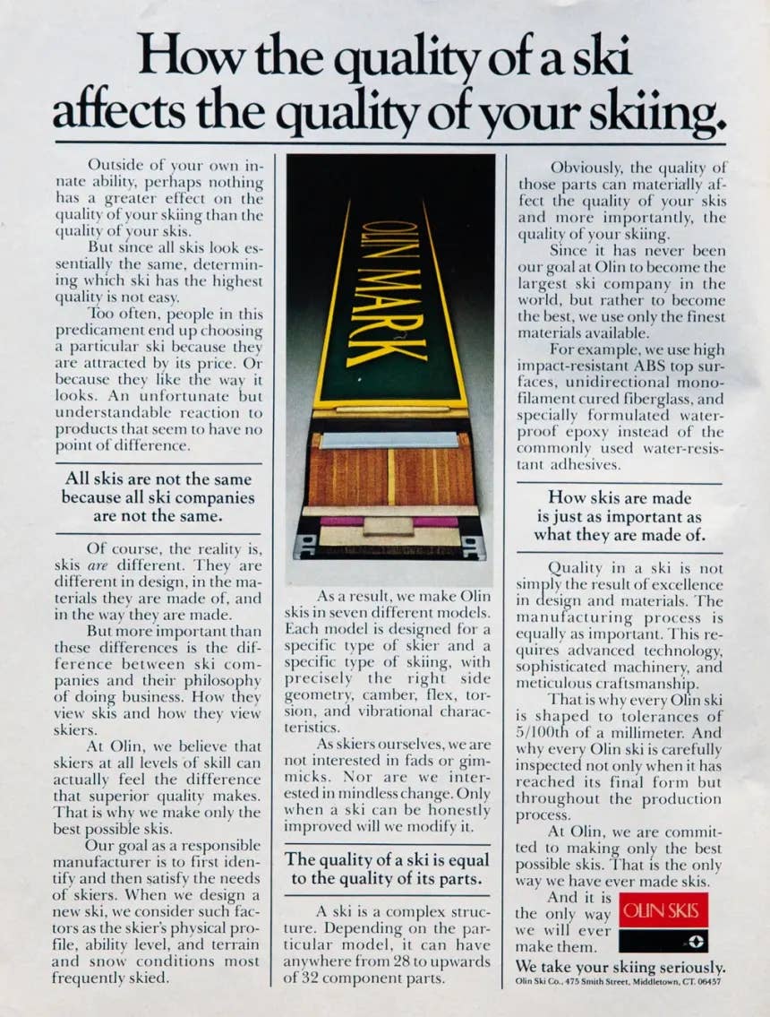 5 Ski Brands You Used To See in POWDER Magazine 5 Ski Brands You Used To See in POWDER Magazine