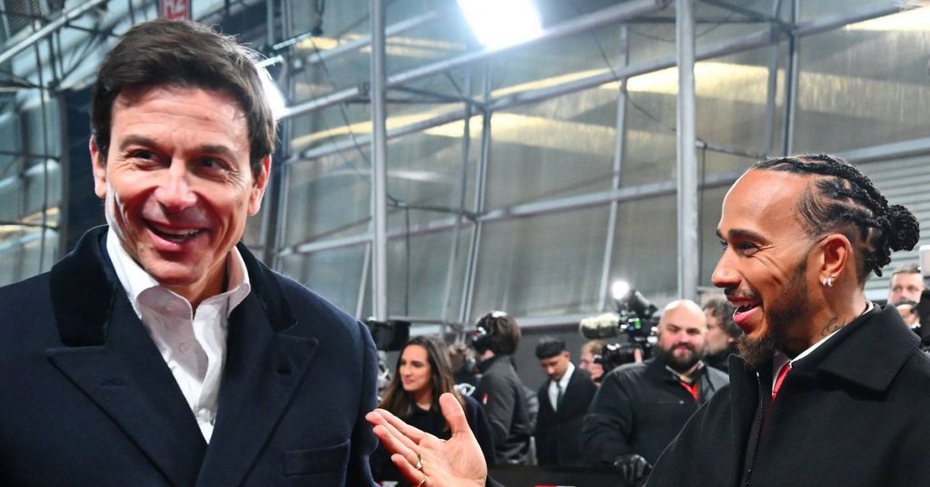 Toto Wolff makes Lewis Hamilton feelings clear as Ferrari star and boss get into disagreement