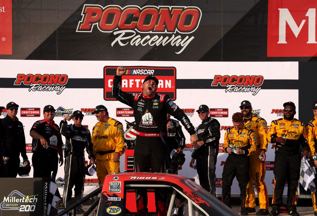 RECAP: Layne Riggs Seizes NASCAR Truck Series Victory at Pocono