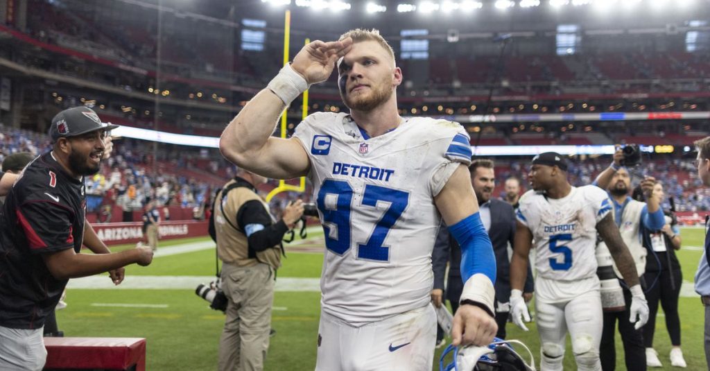 Aidan Hutchinson contract projection: Lions looking at the top of an expensive market