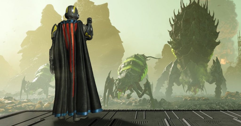 A year after that PSN fiasco, Helldivers 2's long-anticipated review bomb cape is finally here A year after that PSN fiasco, Helldivers 2's long-anticipated review bomb cape is finally here
