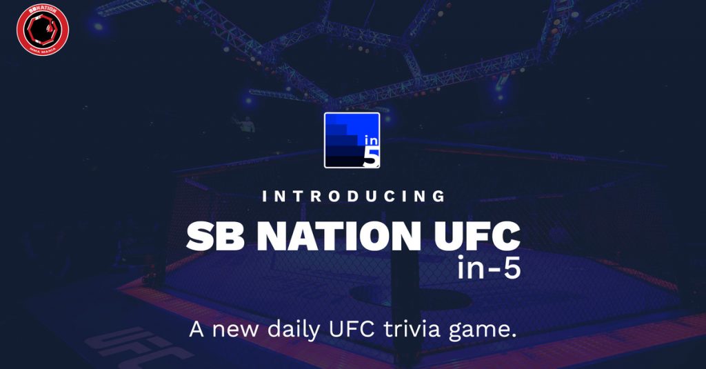 UFC trivia: Your in-5 daily game, Saturday edition UFC trivia: Your in-5 daily game, Saturday edition