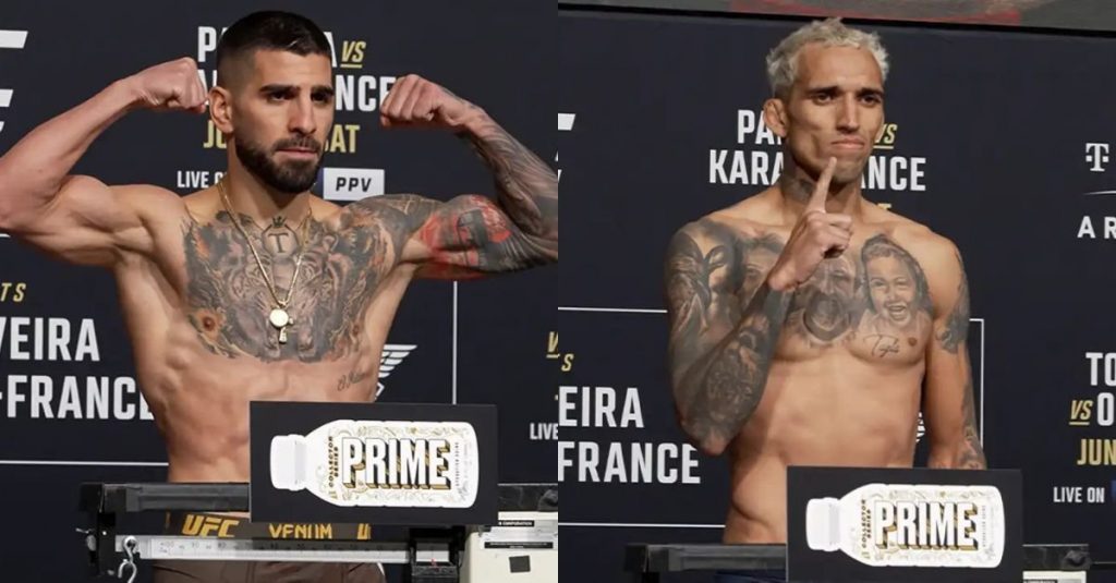 UFC 317 Weigh-In Results