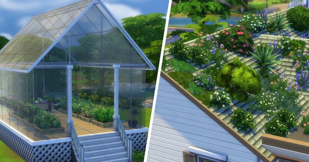 The Sims 4 gets glass walls, rooftop greenery, and some other free bits ahead of next expansion