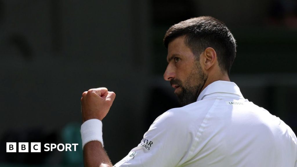 Djokovic 'executes perfectly' against Evans to continue Wimbledon bid
