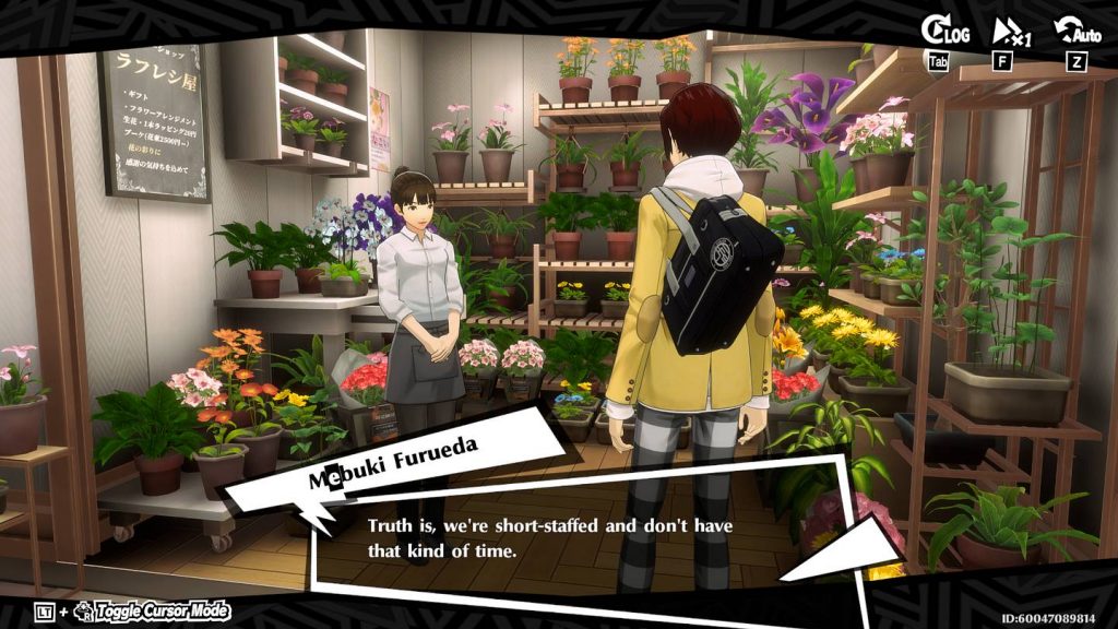 Persona 5: The Phantom X – All Flower Shop answers Persona 5: The Phantom X – All Flower Shop answers